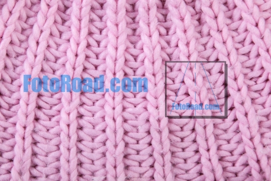 Knitted pink background