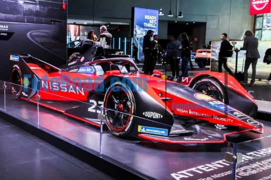 Nissan Formula E showing during NYIAS  at Jacobs Javits Center o