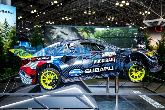 Subaru showing during NYIAS  at Jacobs Javits Center on Press Da