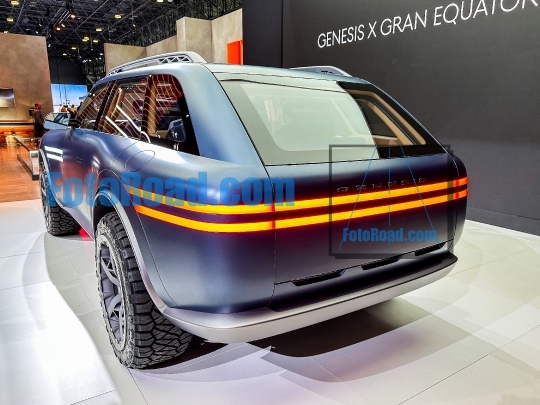 Genesis X Gran Equator Concept  displayed on  NYIAS 2025 at Pres